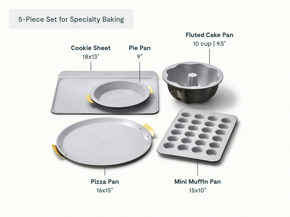 Bakeware+ Set - 5-Piece Set for Specialty Baking - US 0834