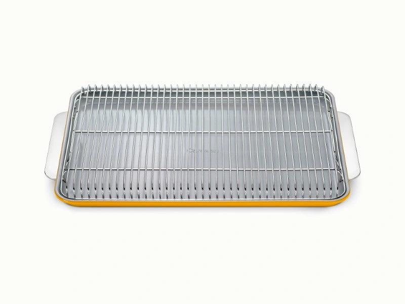 Baking & Cooling Duo - 18x13” Non-Stick Ceramic Sheet With Steel Rack - US 6707