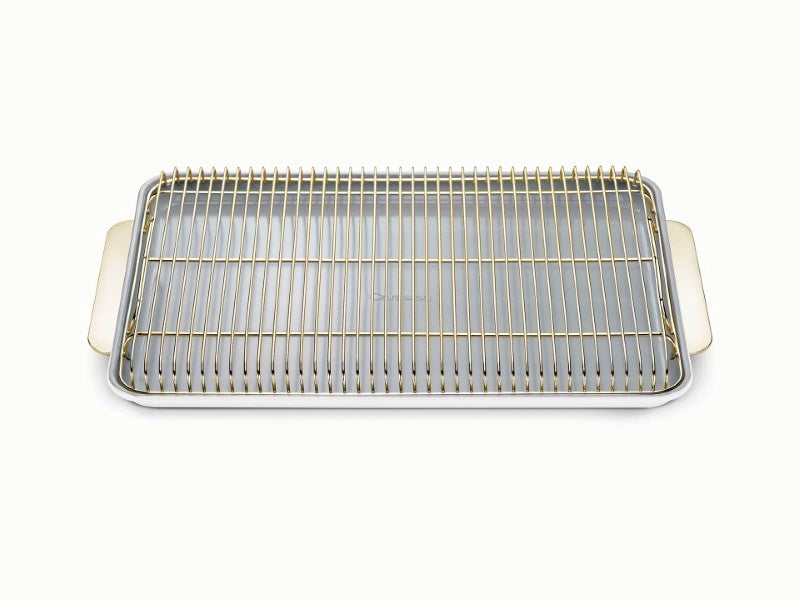 Baking & Cooling Duo - 18x13” Non-Stick Ceramic Sheet With Steel Rack - US 3342