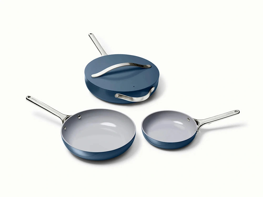 4pc Fry & Sauté Set - Non-Stick Ceramic Fry Pan, Mini Fry Pan & Sauté Pan - US 2039