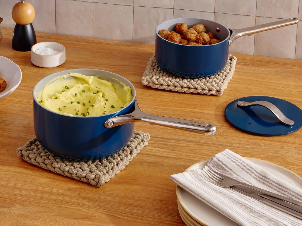 Mini Sauce Pan - 1.75 qt Non-Stick Ceramic Sauce Pan With Lid - US 1131