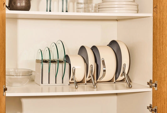 Lid Organizer - 4-slot magnetic storage system to house any Caraway lid, size & material. - US 7215