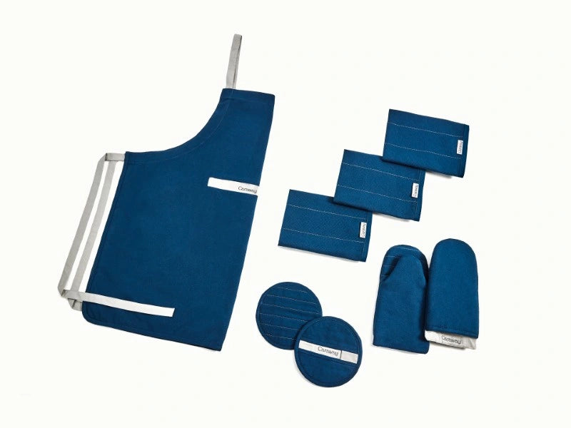 Linens Set - Complete set of organic cotton & sustainably made kitchen linens. - US 4602
