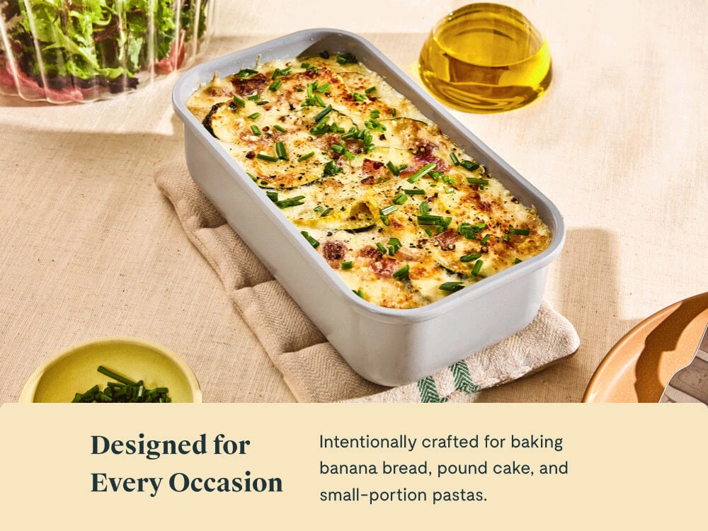 Loaf Pan - 9x5” 1 lb Non-Stick Ceramic Baking Pan - US 7464