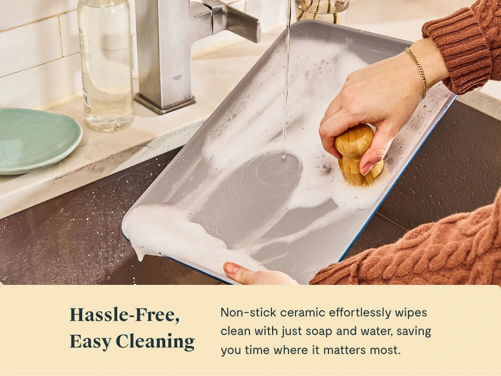 Baking Sheet Duo - 18x13" & 15x10" Non-Stick Ceramic Baking Sheets - US 7892