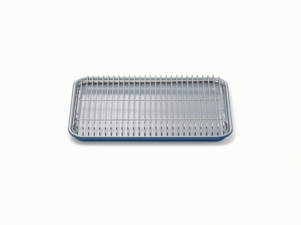 Small Baking & Cooling Duo - 13x9” Non-Stick Ceramic Sheet With Steel Rack - US 1706