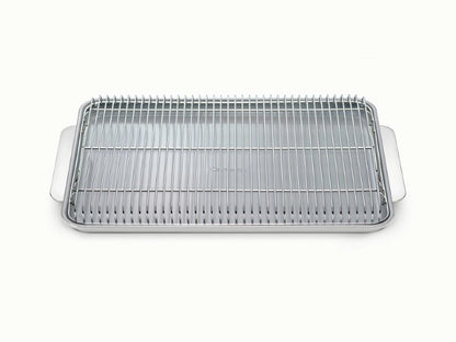 Baking &amp; Cooling Duo - 18x13” Non-Stick Ceramic Sheet With Steel Rack - US 7830