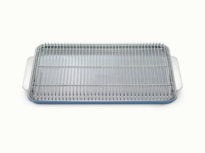 Baking &amp; Cooling Duo - 18x13” Non-Stick Ceramic Sheet With Steel Rack - US 5616