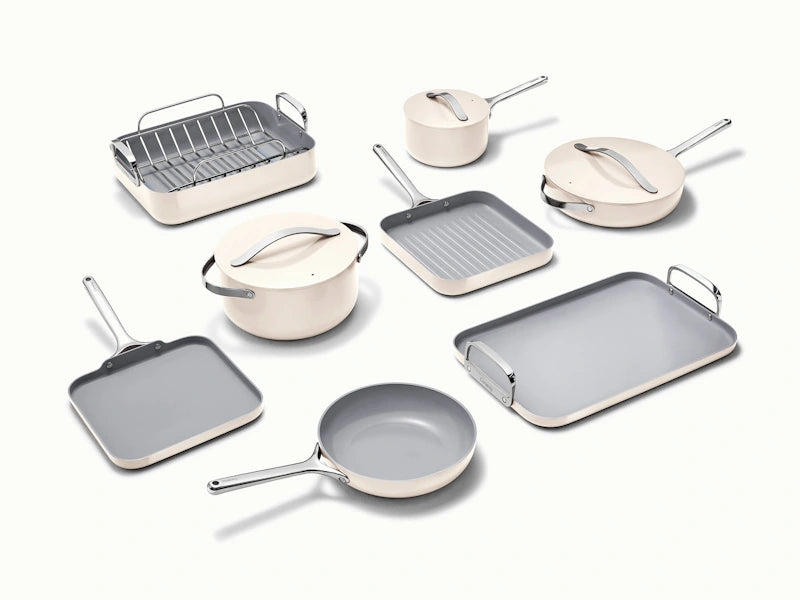 Ceramic-Coated Cookware Bundle - A curated 19-piece non-stick set for everyday cooking &amp; special occasions. - US 5949
