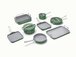 Ceramic-Coated Cookware Bundle - A curated 19-piece non-stick set for everyday cooking &amp; special occasions. - US 1241