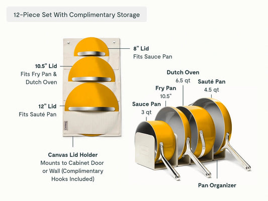 Cookware, Cookware+ & Minis Duo Set - 24-Piece Ceramic Set With Complimentary Storage - US 2268