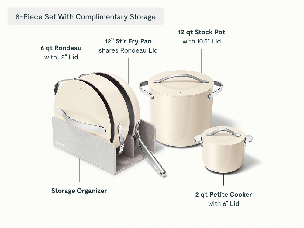 Full Ceramic Cookware Bundle - 31-Piece Ceramic Set With Complimentary Storage - US 7629