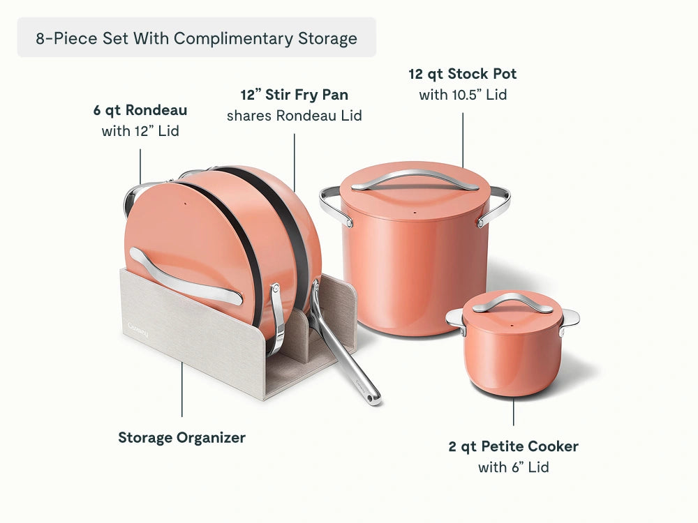 Cookware, Cookware+ &amp; Minis Duo Set - 24-Piece Ceramic Set With Complimentary Storage - US 5539