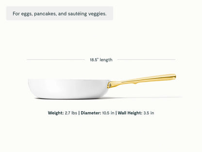 Daily Duo - 3-Piece Set of Ceramic-Coated Pans With Lid - US 9211