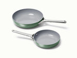 Fry Pan Duo - 8” &amp; 10.5” Non-Stick Ceramic Fry Pans - US 7826