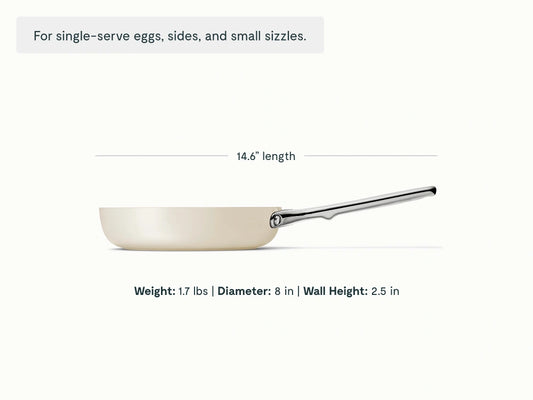 Mini Fry Pan - The mini 8’’ Fry Pan is your ideal kitchen companion for single serve meals. - US 5570