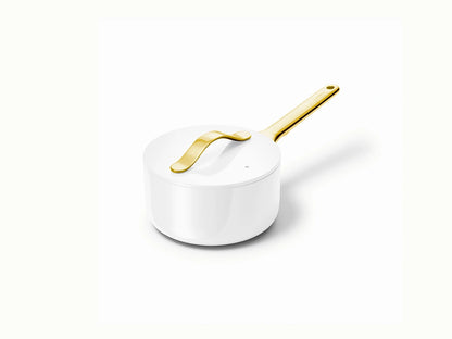 Mini Sauce Pan - 1.75 qt Non-Stick Ceramic Sauce Pan With Lid - US 9212