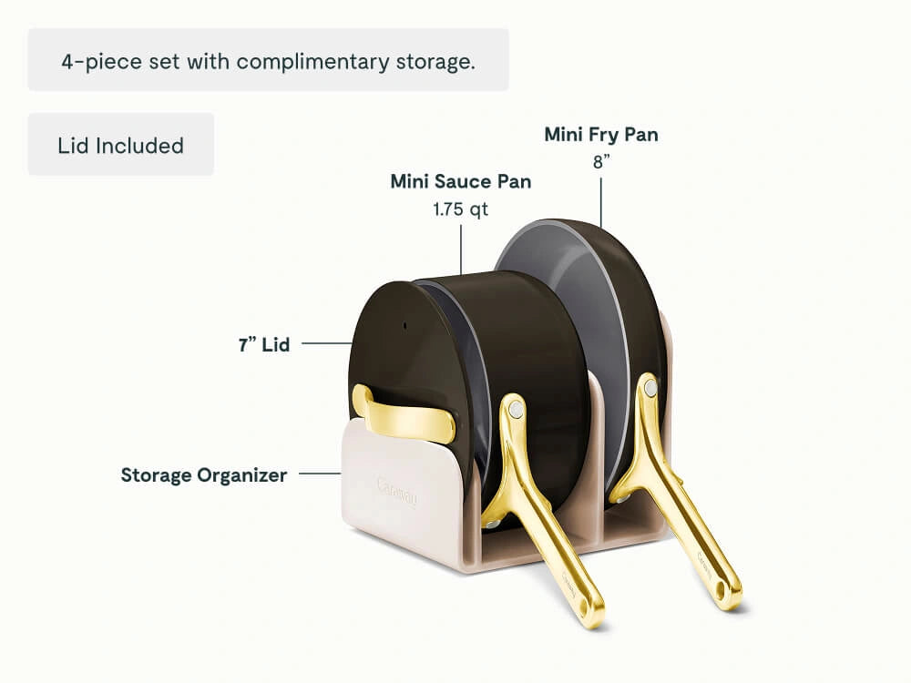 Cookware, Cookware+ &amp; Minis Duo Set - 24-Piece Ceramic Set With Complimentary Storage - US 1475