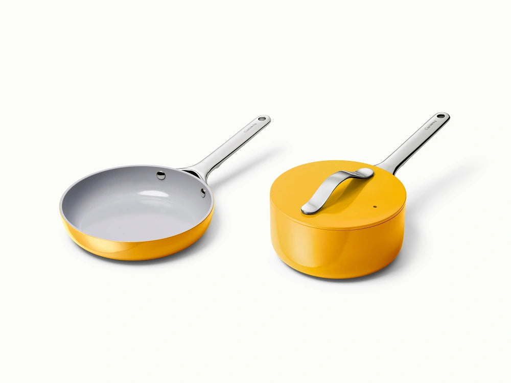 Minis Duo - Non-Stick Ceramic Mini Fry Pan &amp; Sauce Pan - US 2993