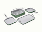 Squareware Set - 7-Piece Set of Ceramic-Coated Pans With Complimentary Storage - US 2008