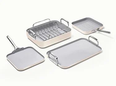 Roasting Pan - 16x13” Non-Stick Ceramic Pan With Rack - US 7988