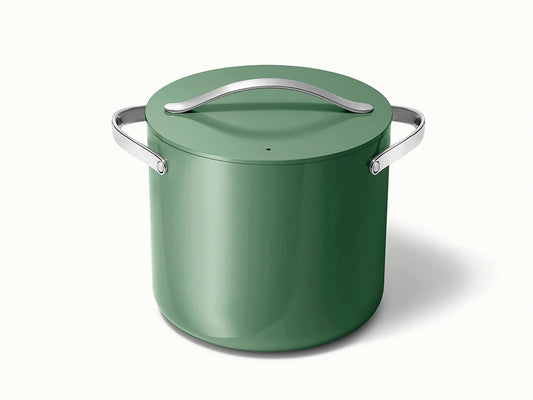 Stock Pot - 12 qt Non-Stick Ceramic Pot With Lid - US 6801