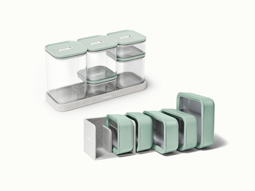 Complete Food Organization Bundle - 26-Piece Set With Complimentary Storage - US 1372