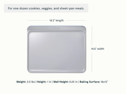 Cookie Sheet - 18x13” Non-Stick Ceramic Baking Sheet - US 4620
