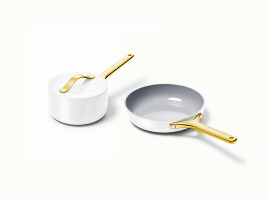 Daily Duo - 3-Piece Set of Ceramic-Coated Pans With Lid - US 9211