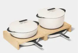 4pc Fry &amp; Sauté Set  - Non-Stick Ceramic Fry Pan, Mini Fry Pan &amp; Sauté Pan - US 0741