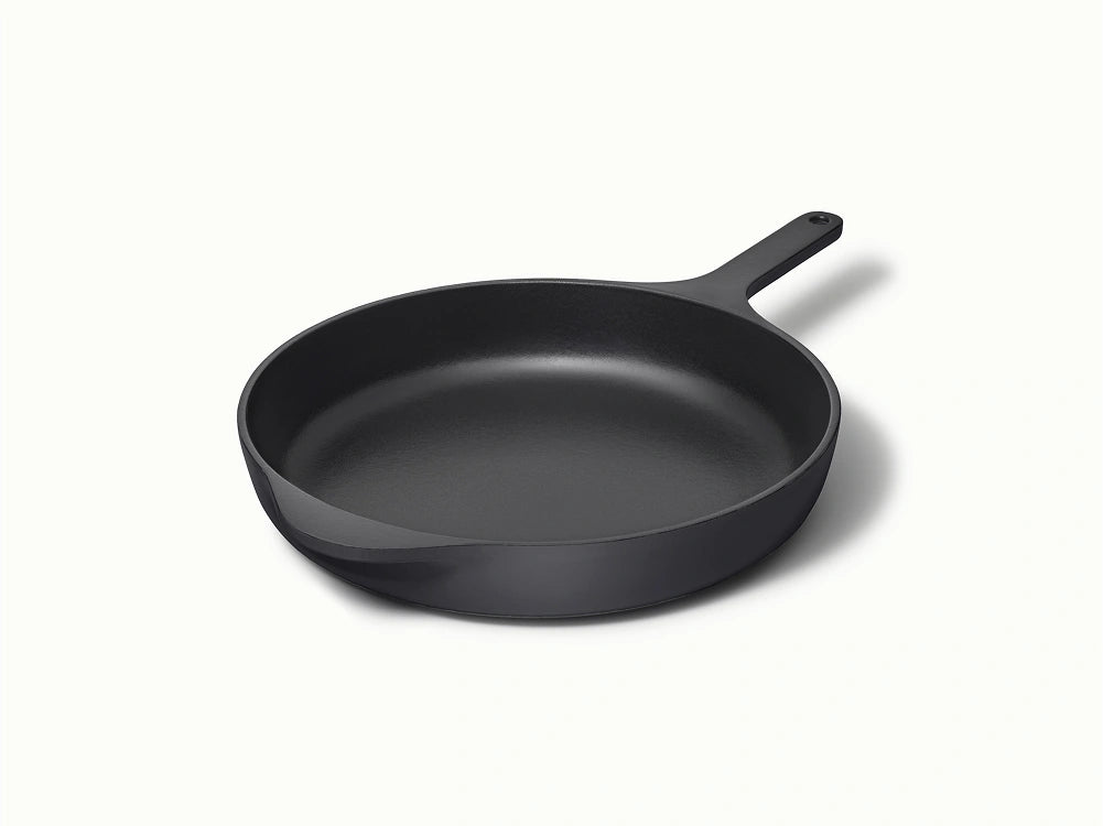 12” Enameled Cast Iron Large Skillet - Durable, Spacious Pan With Excellent Heat Retention - US 0189