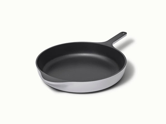 12” Enameled Cast Iron Large Skillet - Durable, Spacious Pan With Excellent Heat Retention - US 6273