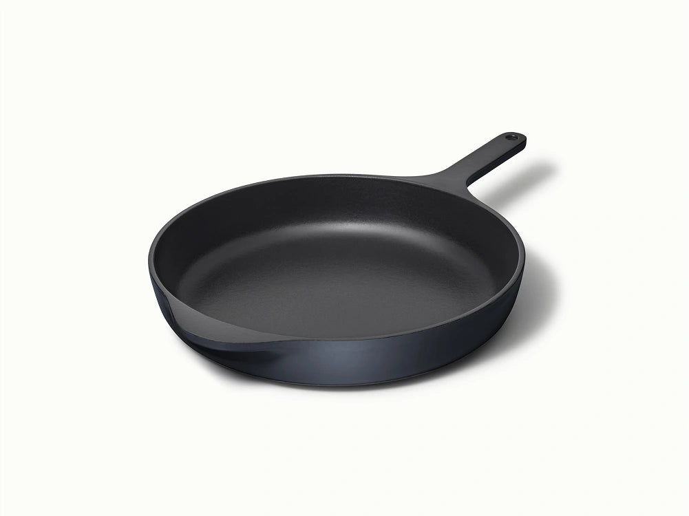 12” Enameled Cast Iron Large Skillet - Durable, Spacious Pan With Excellent Heat Retention - US 2535