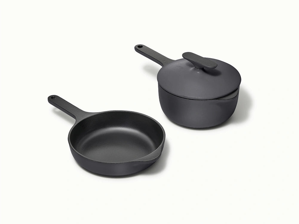 Enameled Cast Iron Mini Duo - 4-Piece Set With Complimentary Storage - US 3327