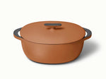 8.5 qt Enameled Cast Iron Oval Dutch Oven - Durable, Spacious Pot With Excellent Heat Retention - US 3827