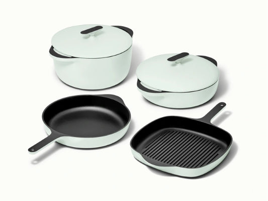 Enameled Cast Iron Set - 8-Piece Set With Complimentary Storage - US 0667