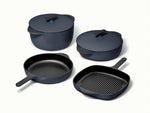 Enameled Cast Iron Set - 8-Piece Set With Complimentary Storage - US 3445