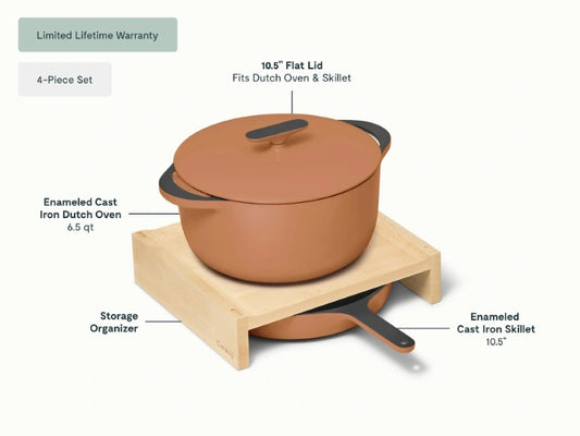Cast Iron Skillet &amp; Dutch Oven Duo - Perfect duo for versatile cooking, from quick sears to slow-cooked meals. - US 1015