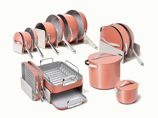 Full Ceramic Cookware Bundle - 31-Piece Ceramic Set With Complimentary Storage - US 4606