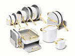 Full Ceramic Cookware Bundle - 31-Piece Ceramic Set With Complimentary Storage - US 8380