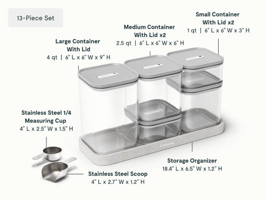 Complete Kitchen Organization Bundle - 35-Piece Set With Complimentary Storage - US 0452