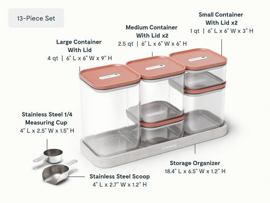 Complete Kitchen Organization Bundle - 35-Piece Set With Complimentary Storage - US 2100