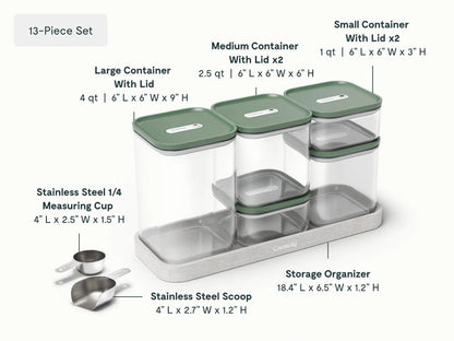 Complete Kitchen Organization Bundle - 35-Piece Set With Complimentary Storage - US 3567