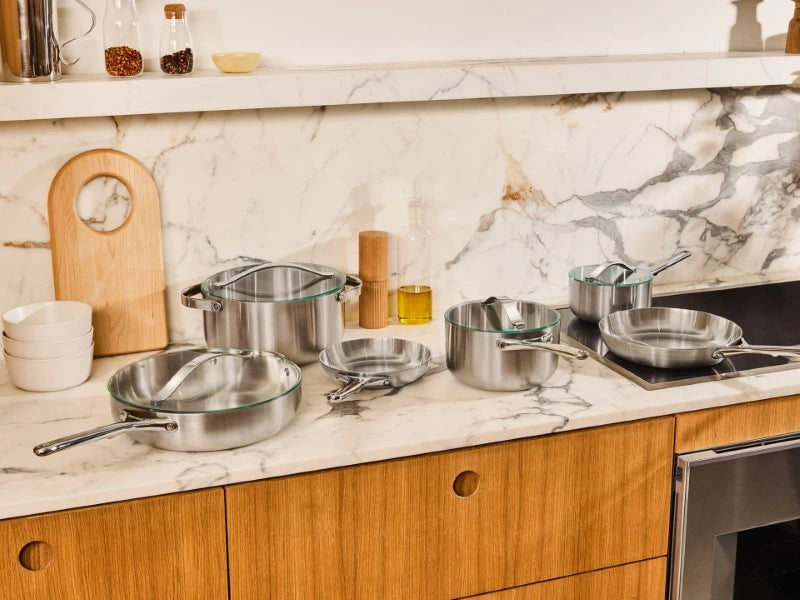 Glass Lid Set of 4 - Premium Glass Lid Set to pair with the 16-piece Cookware &amp; Minis Duo set. - US 9815