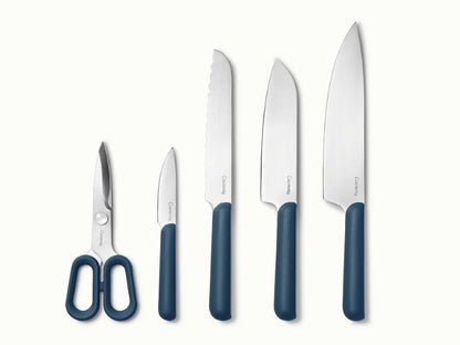 Knife Set - 4 essential knives, made with premium German stainless steel, and a pair of shears. - US 3977
