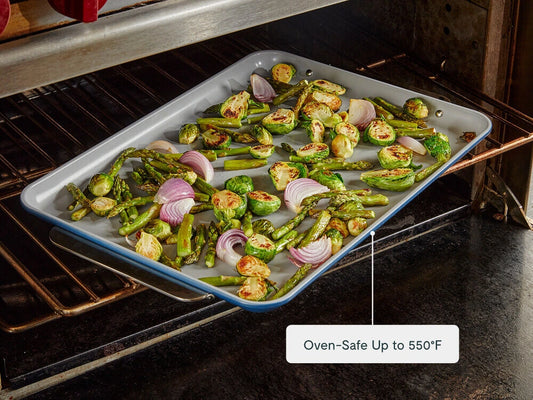Large Baking Sheet - 18x13” Non-Stick Ceramic Baking Sheet With Handles - US 1242