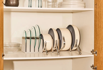 Lid Organizer - 4-slot magnetic storage system to house any Caraway lid, size &amp; material. - US 7215