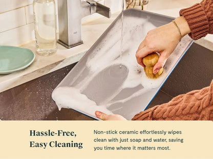 Large Baking Sheet - 18x13” Non-Stick Ceramic Baking Sheet With Handles - US 1242