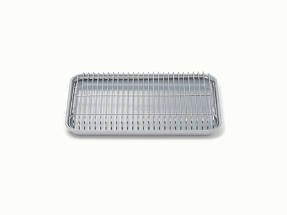 Small Baking &amp; Cooling Duo - 13x9” Non-Stick Ceramic Sheet With Steel Rack - US 2863
