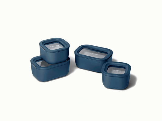 Mini Food Storage Set - 9-pc set of clean, compact storage for meal prep and organization. - US 3341